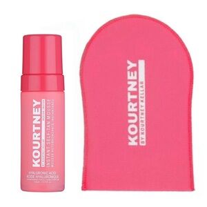 NWT Kourtney Kellar Medium Clear Self-Tan Mousse & Application Mitt
